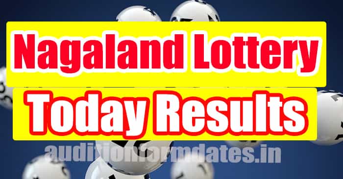 Nagaland State Lottery Results Today