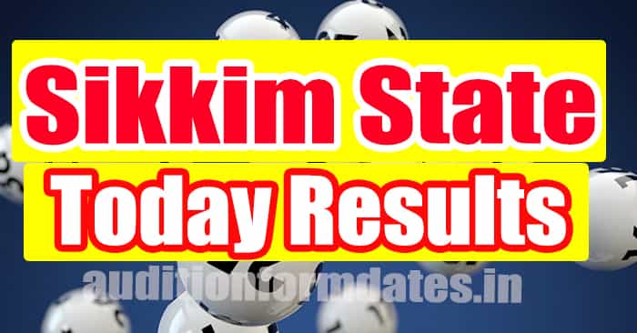 Sikkim State Lottery Result Live Today
