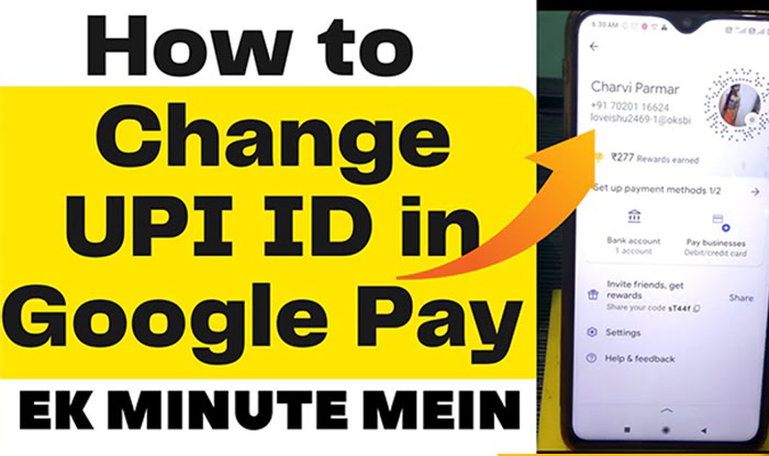 How To Find Or Change Or create An Additional UPI ID In Google Pay